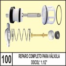 REPARO 100 VALVULA DOCOL 1.1/2 COMPLETO MIX PLASTIK