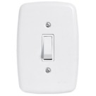 PLUZIE 1 INTERRUPTOR SIMPLES C/ PLACA 3200