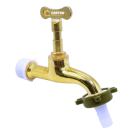 TORNEIRA JARDIM METAL LONGA AMARELO 1/2X3/4 1130 DAMA 1130310