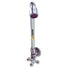 ALPHA TORNEIRA 1168  BM PAREDE COZ METAL LIGHT 1/4V  C-33 TBPL01 10653