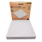 AVANT PLAFON SOBR-QUA-19-BR6500K-18W-BIV-1080-PS-BR