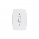 PLUZIE 1 INTERRUPTOR PARALELO C/ PLACA 3201