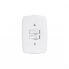 PLUZIE 2 INTERRUPTOR PARALELO C/ PLACA 3203
