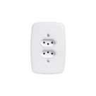 PLUZIE 2 TOMADA 2P+T 20A 250V C/ PLACA 3214
